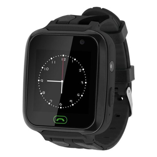 Ceas Smartwatch Smartkid Kruger Matz, pentru copii cu display 1,44'', touchscreen, Culoare negru